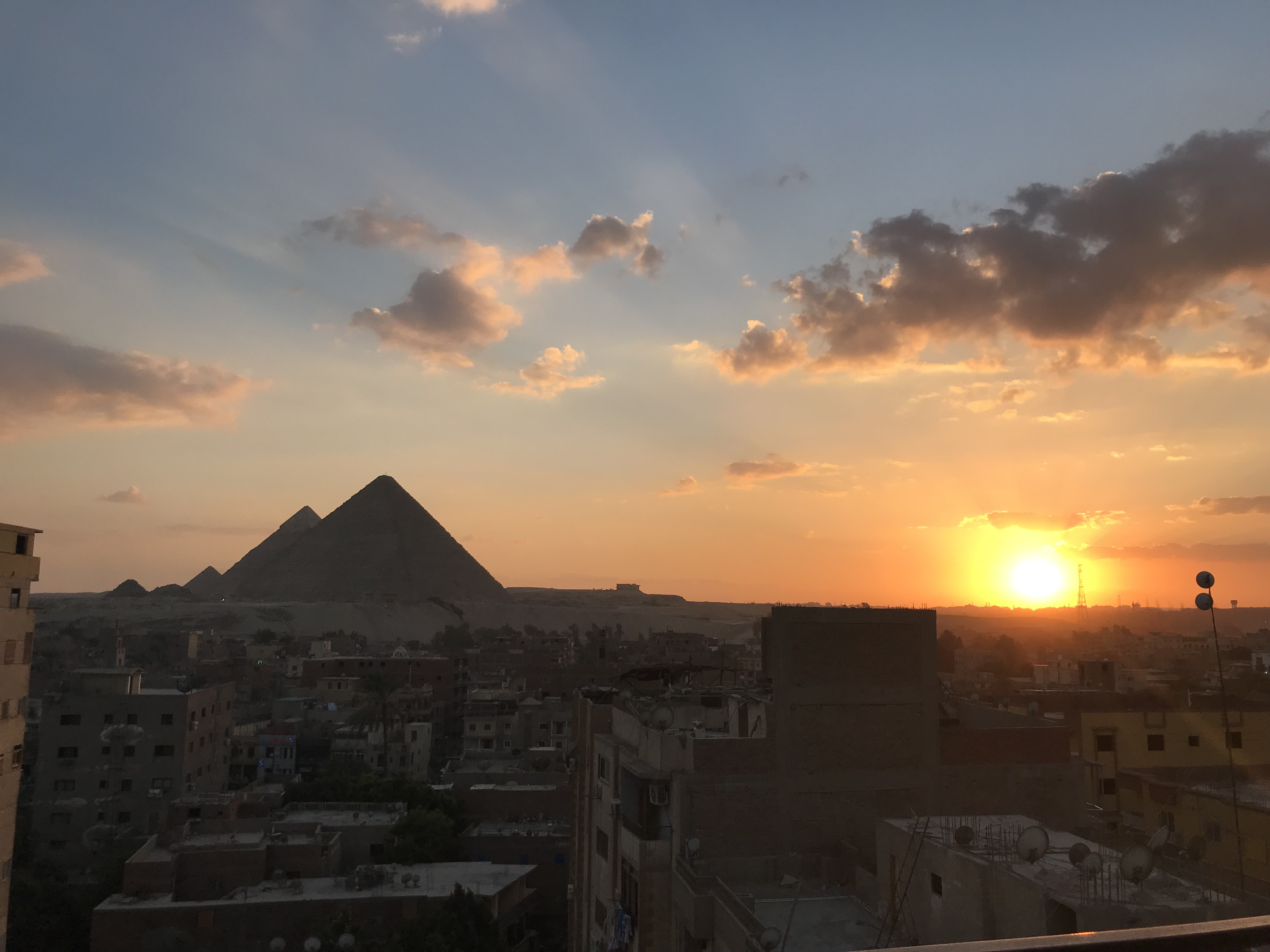 Sunset in Giza