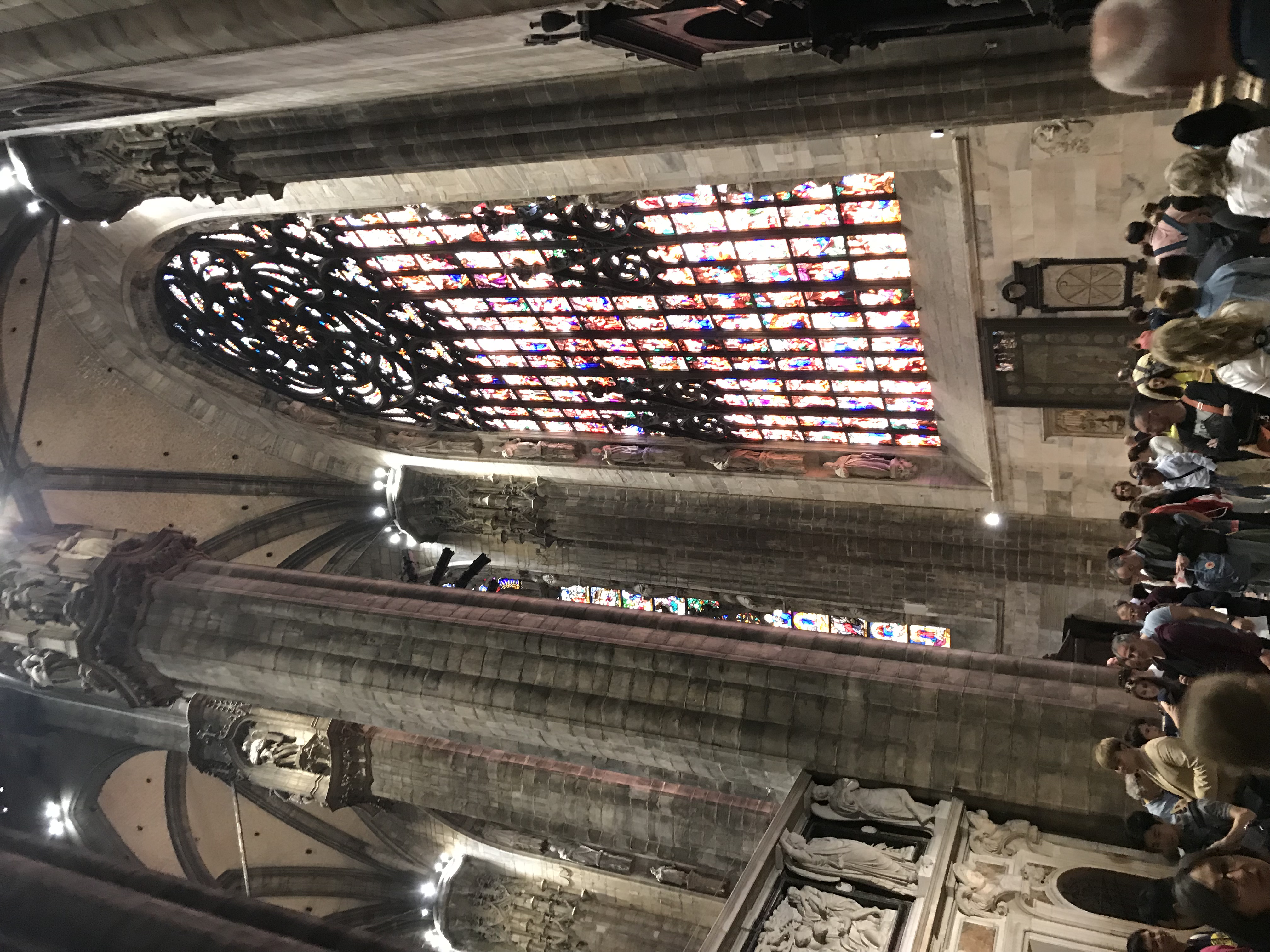 Inside the Milan Duomo