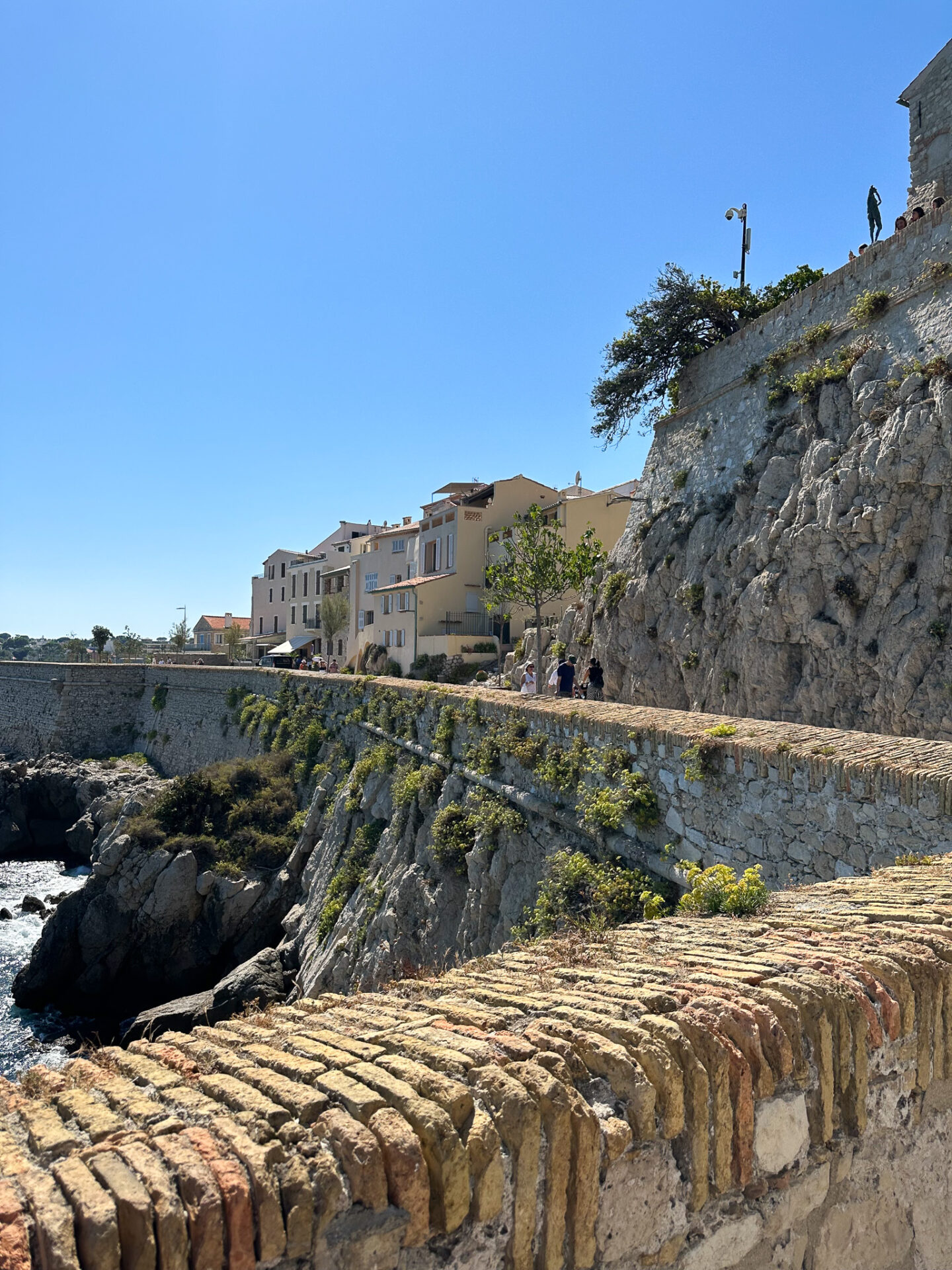 Walls of Antibes, France